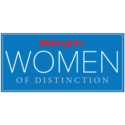 Award Badge for McKnight's Women of Distinction